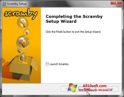 Zrzut ekranu Scramby na Windows 10