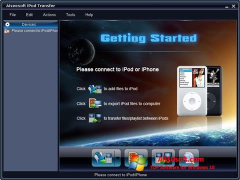 Zrzut ekranu iPhone PC Suite na Windows 10