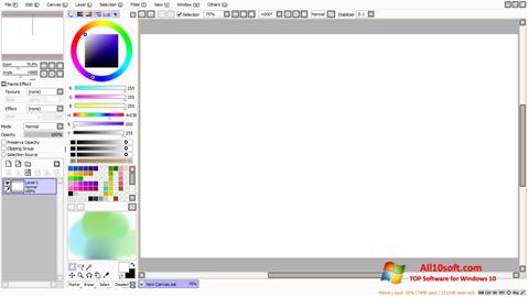 Zrzut ekranu Paint Tool SAI na Windows 10