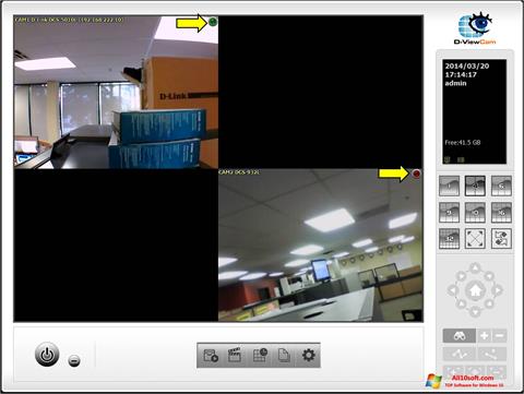 Zrzut ekranu D-ViewCam na Windows 10
