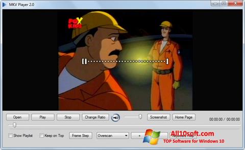 Zrzut ekranu MKV Player na Windows 10