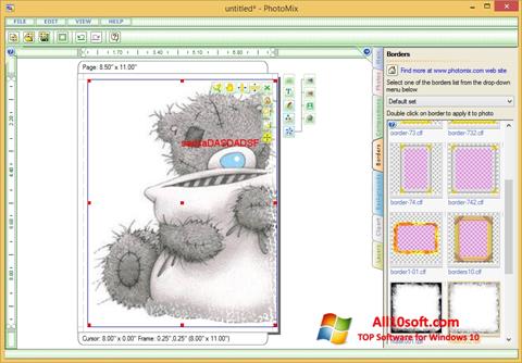 Zrzut ekranu PhotoMix Collage na Windows 10