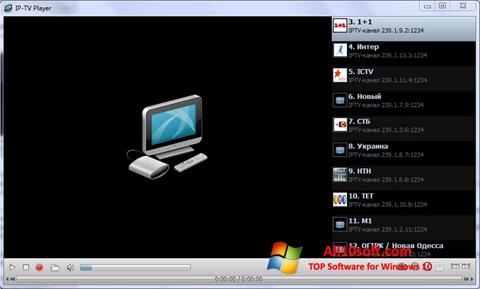 Zrzut ekranu IP-TV Player na Windows 10