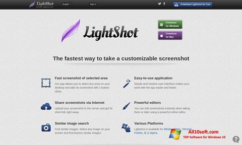Zrzut ekranu LightShot na Windows 10