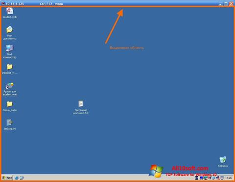 Zrzut ekranu Radmin na Windows 10