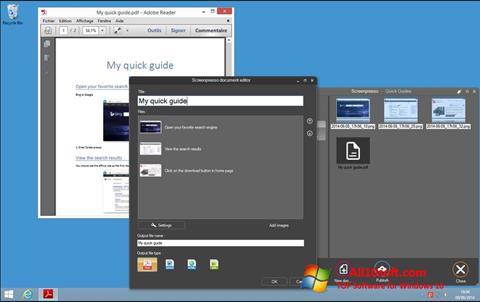 Zrzut ekranu Screenpresso na Windows 10