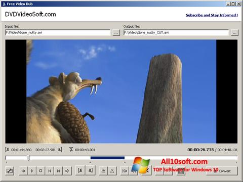 Zrzut ekranu Free Video Dub na Windows 10