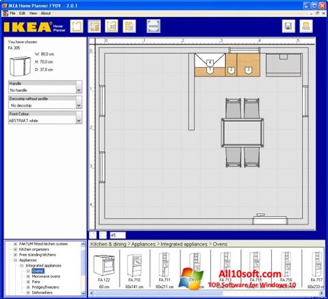 Zrzut ekranu IKEA Home Planner na Windows 10