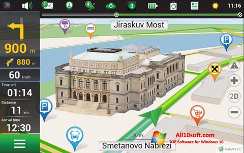 Zrzut ekranu Navitel Navigator na Windows 10