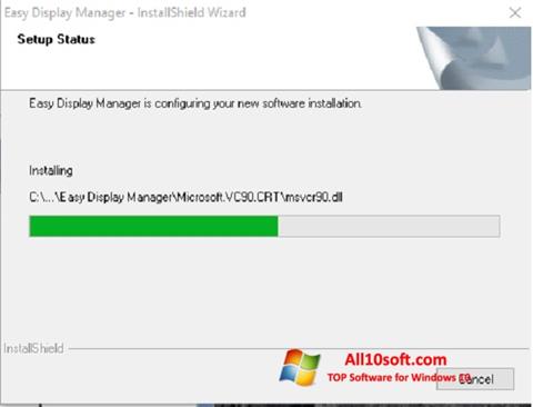 Zrzut ekranu Easy Display Manager na Windows 10