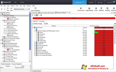 Zrzut ekranu SoapUI na Windows 10