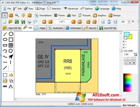 Zrzut ekranu PDF Reader na Windows 10