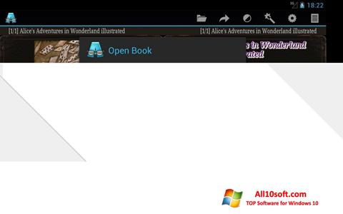 Zrzut ekranu AlReader na Windows 10