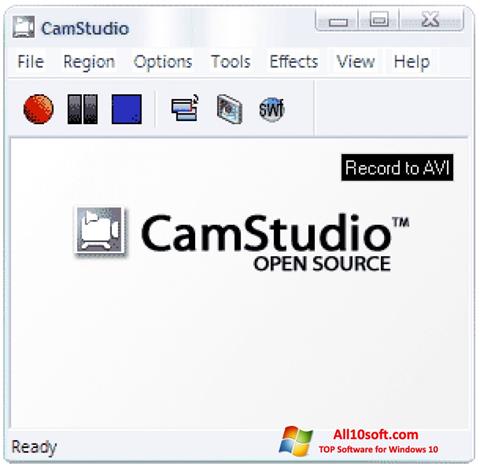 Zrzut ekranu CamStudio na Windows 10