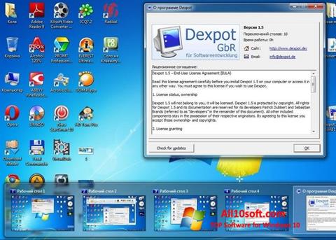 Zrzut ekranu Dexpot na Windows 10