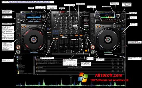 Zrzut ekranu Virtual DJ na Windows 10